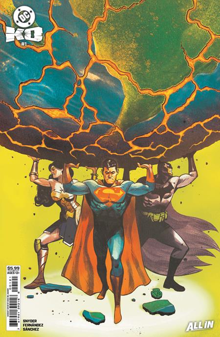 DC K.O. #1 (OF 5) CVR F MIKE DEL MUNDO CARD STOCK VAR
