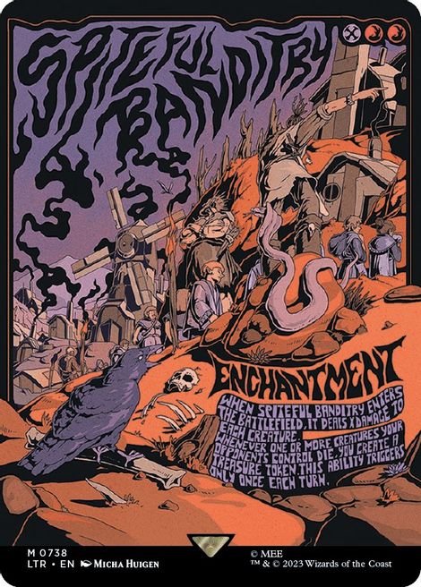 Spiteful Banditry [#0738 Borderless Poster] (LTR-M-FOIL)