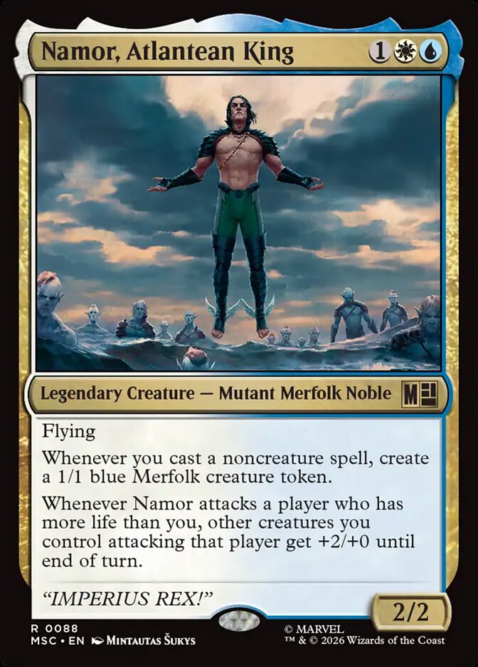 Namor, Atlantean King [ #0088 Surge Foil ] (MSC-R)