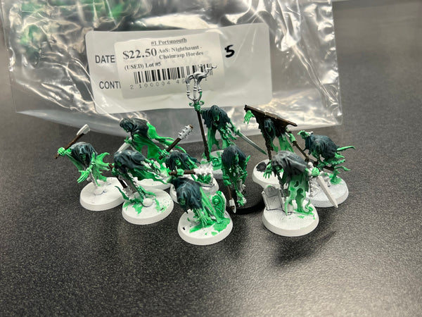 AoS: Nighthaunt - Chainrasp Hordes (USED) Lot #5