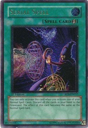 Serial Spell (RDS-EN037) Ultimate Rare 1st Edition