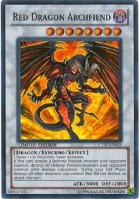 Red Dragon Archfiend (TDGS-EN041) Damaged