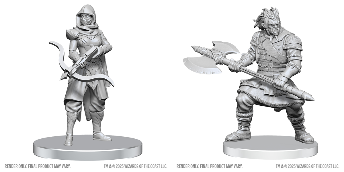 D&D: Nolzur's Marvelous Miniatures - Assassin & Berserker (90809)