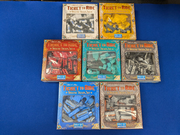 Ticket To Ride: 20th Anniversary Deluxe Train Set Bundle (Set #1-7)