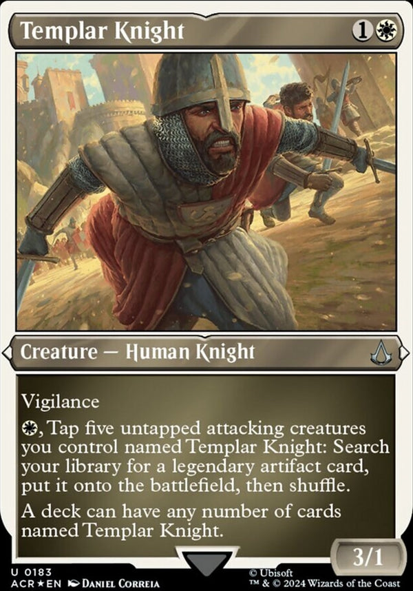 Templar Knight [#0183 Etched Foil] (ACR-U)