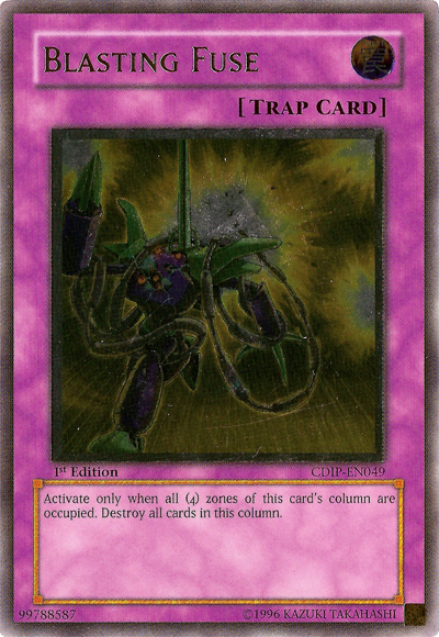 Yu-Gi-Oh! Card CDIP-EN049 Blasting Fuse (Ultimate Rare) Yu-Gi-Oh! Card CDIP-EN049 Blasting Fuse (Ultimate Rare)