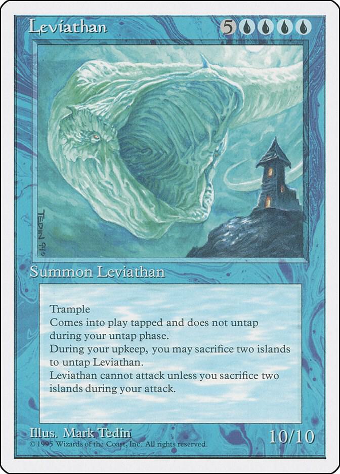 Leviathan (4ED-R) Moderate Play