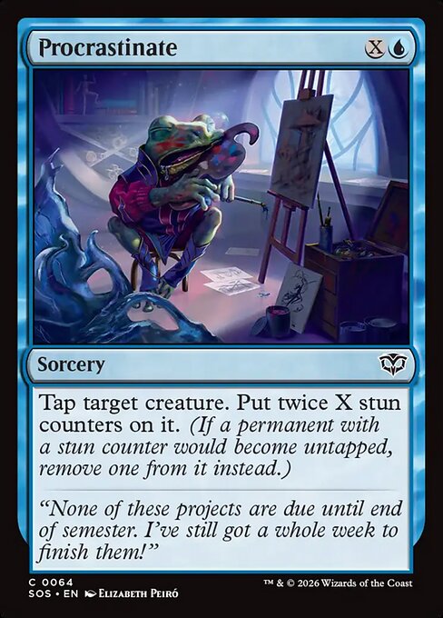 Procrastinate [ #0064 ] (SOS-C)