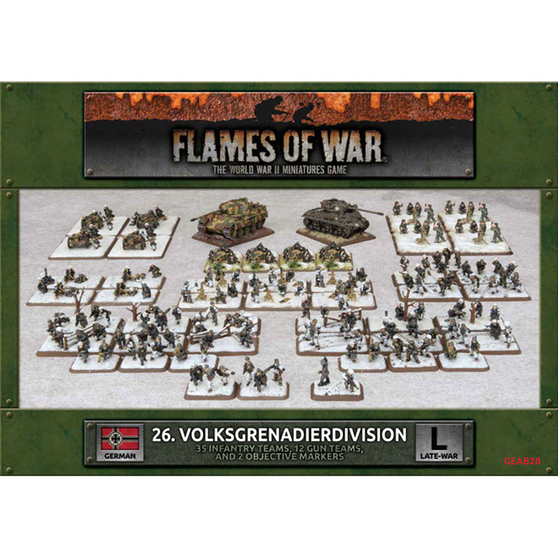 Flames of War: WWII: German (GEAB28) - Volksgrenadier (Winter) Army Deal (Release Date 12.07.24)