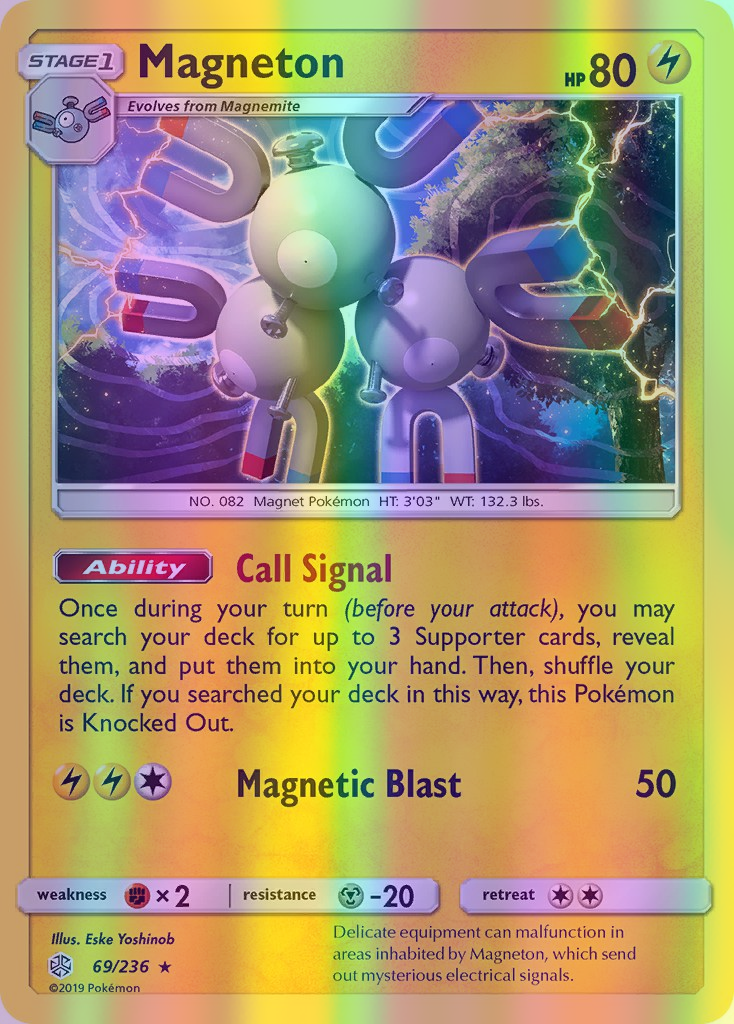 Magneton - 069/236 (CEC) Holo Rare - Near Mint Reverse Holofoil