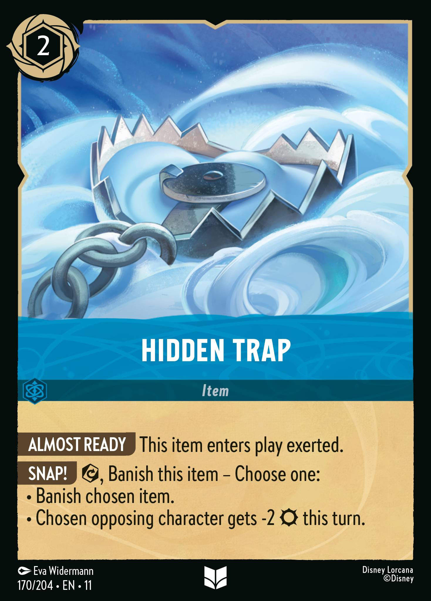 Hidden Trap (170/204 - Winterspell)  Uncommon
