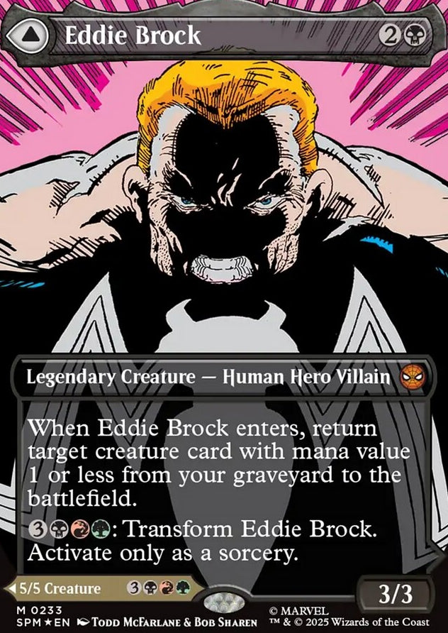 Eddie Brock // Venom, Lethal Protector [ #0233 Borderless ] (SPM-M)