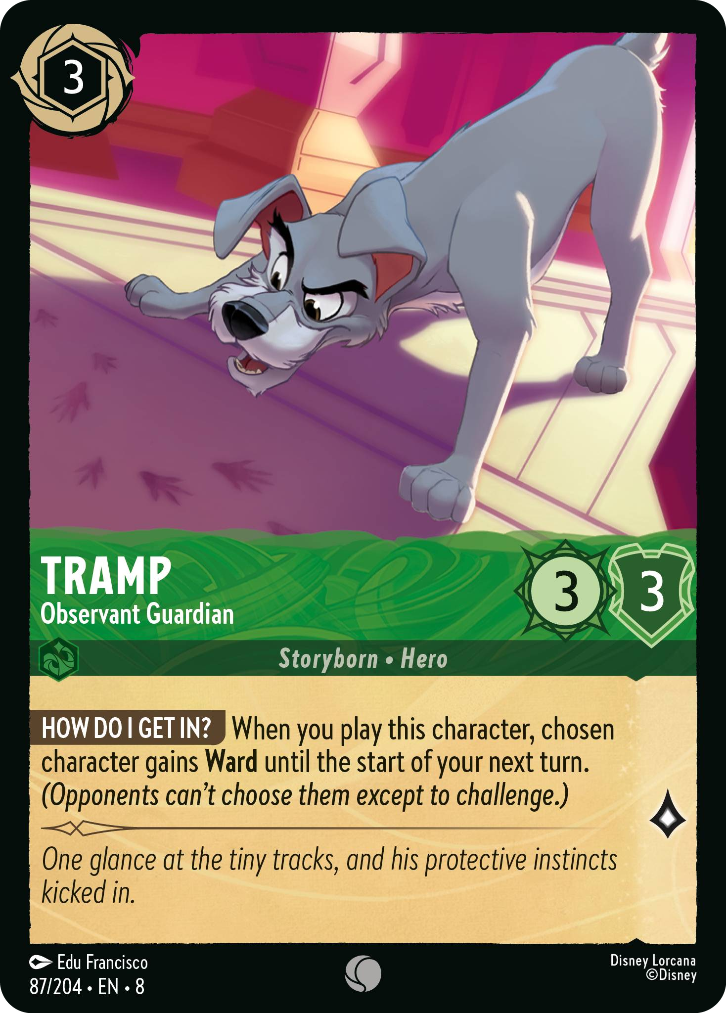 Tramp -Observant Guardian (Reign of Jafar - 087/204 ) Common