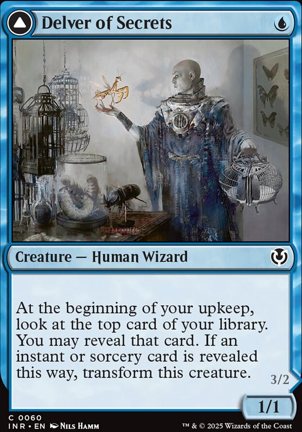 Delver of Secrets // Insectile Aberration [ #0060 ] (INR-C)