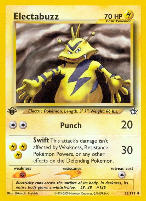 Electabuzz (33/111) 1st Edition