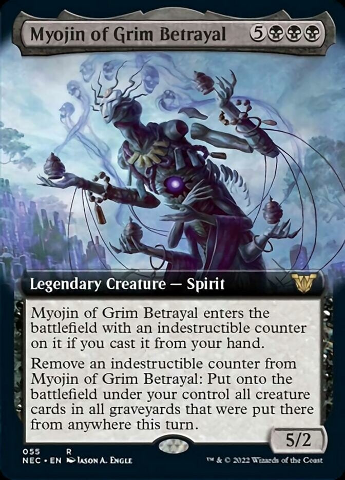 Myojin of Grim Betrayal [ #0055 Extended Art ] (NEC-R)