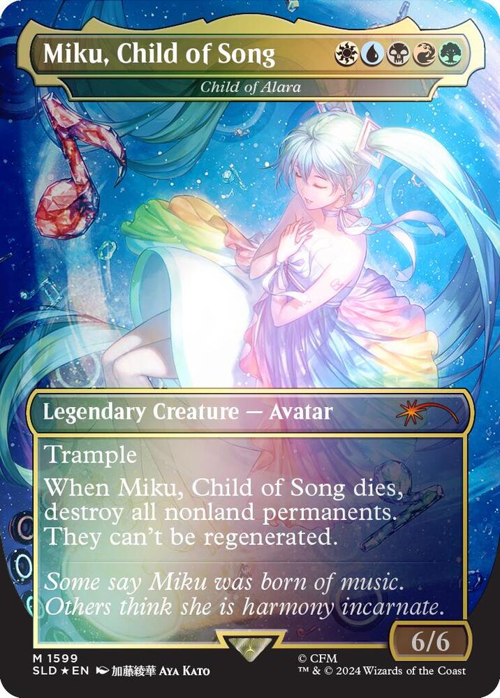 MIku, Child of Song (Child of Alara) [ #1604 ] (SLD-R-FOIL)