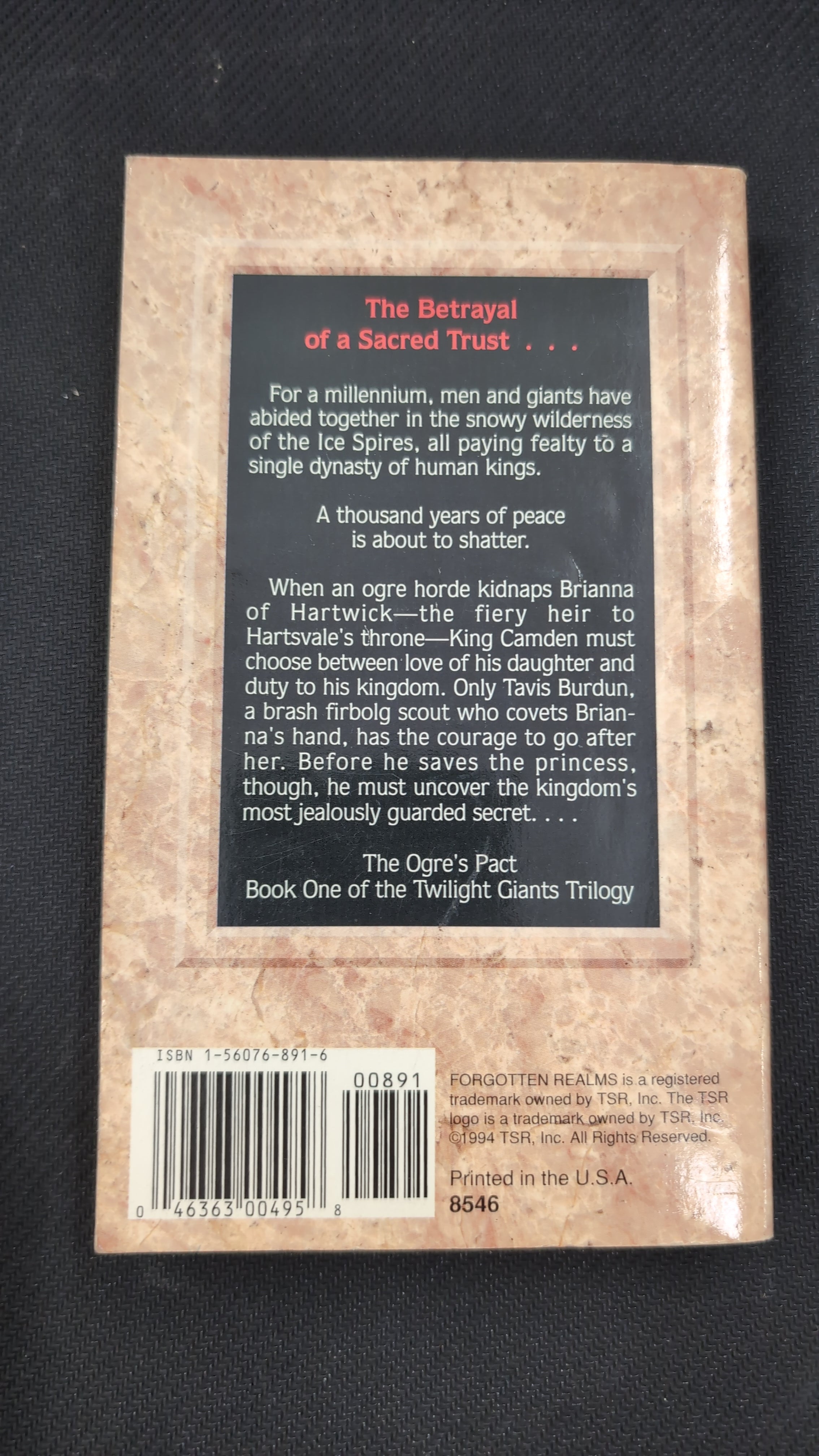 Forgotten Realms: The Ogre's Pact - The Twilight Giants Book I [ Paperback ] (USED)