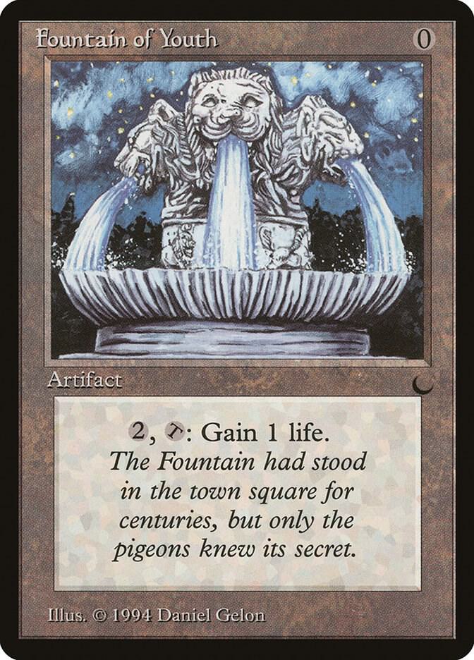 Fountain of Youth (DRK-U) Heavily Played