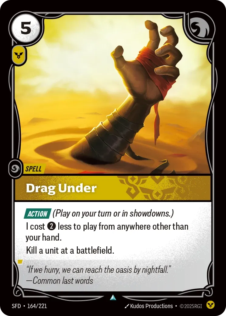 Drag Under - 164/221 (SFD) Uncommon