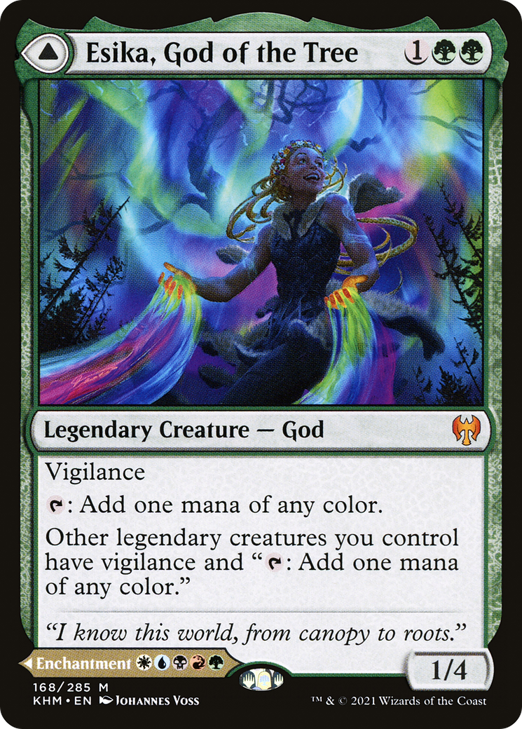 Esika, God of the Tree // The Prismatic Bridge (KHM-M) - Heavy Play