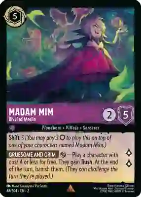 Madam Mim - Rival of Merlin (Rise of the Floodborn 48/204) Rare - Near Mint