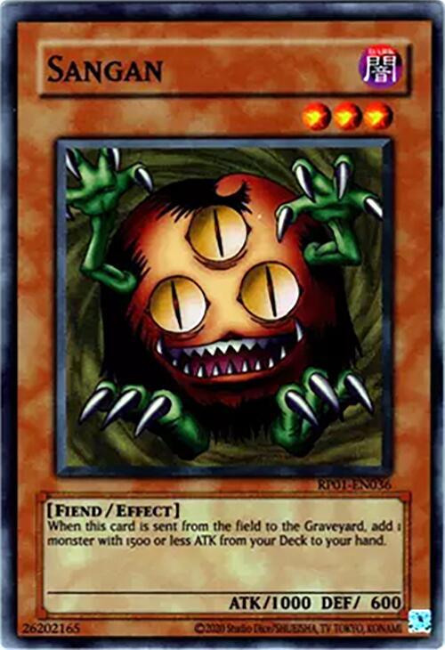 Sangan (RP01-EN036) (2020 Date Reprint) Super Rare - Unlimited Near Mint
