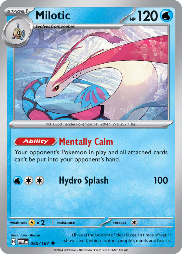 Milotic - 050/167 (TWM) Uncommon - Near Mint