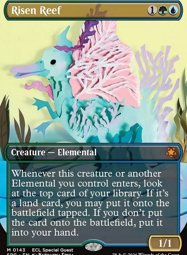 Risen Reef [ #0143 Borderless ] (SPG-M)