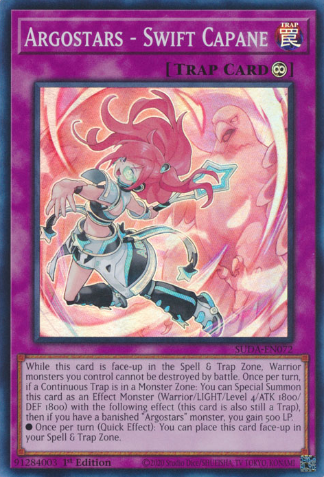 Argostars - Swift Capane (SUDA-EN072) Super Rare - Near Mint 1st Edition