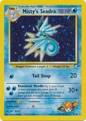 Misty's Seadra - 009/132 (G1) Holo Rare - Light Play Unlimited Holofoil
