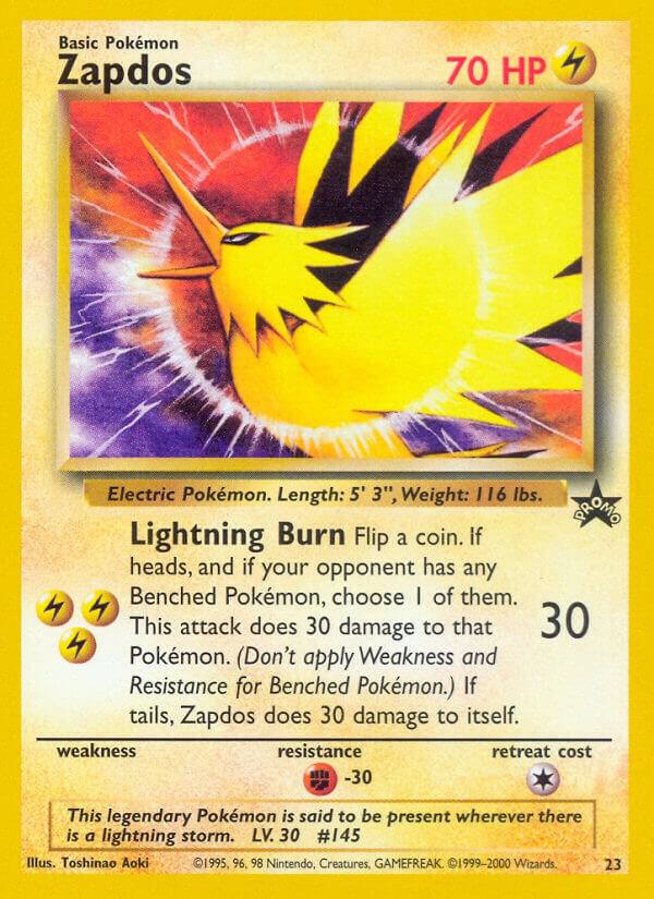 Zapdos (WoTC Promo) - 23/53 (PR) Promo - Light Play Unlimited
