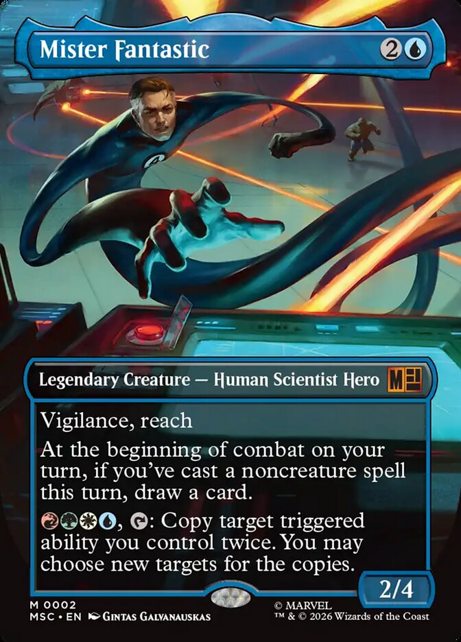 Mister Fantastic [ #0002 Borderless ] (MSC-M)