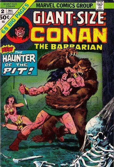 GIANT-SIZE CONAN THE BARBARIAN (1974 Series) #2 (6.0) Reprints: Conan No. 5