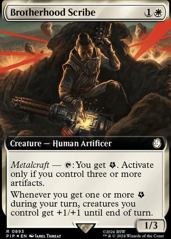 Brotherhood Scribe [#0893 Extended Art Surge Foil] (PIP-R)