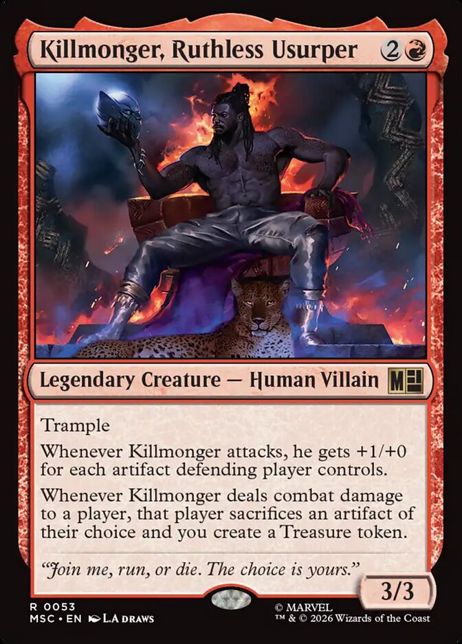 Killmonger, Ruthless Usurper [ #0053 Surge Foil ] (MSC-R)