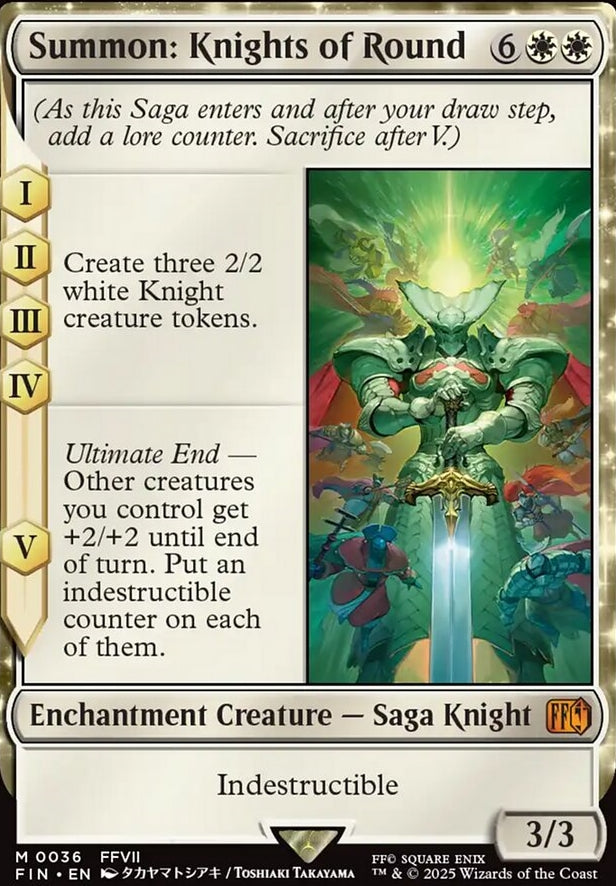Summon: Knights of Round [ #0036 ] (FIN-M)