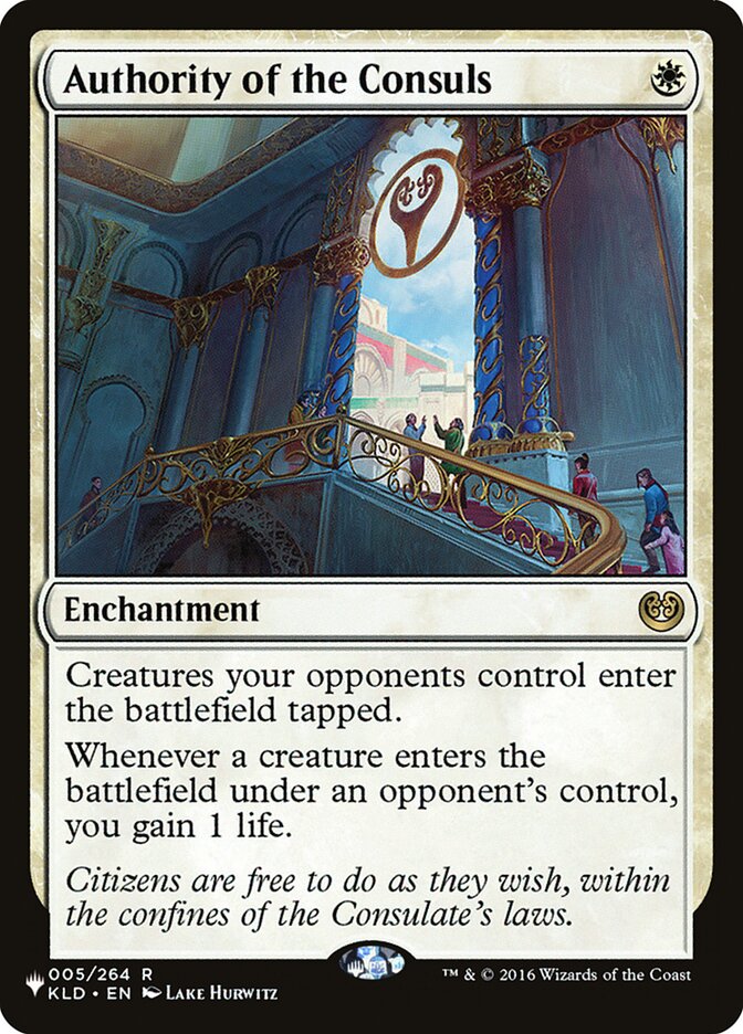 Authority of the Consuls (KLD-R-LIST)