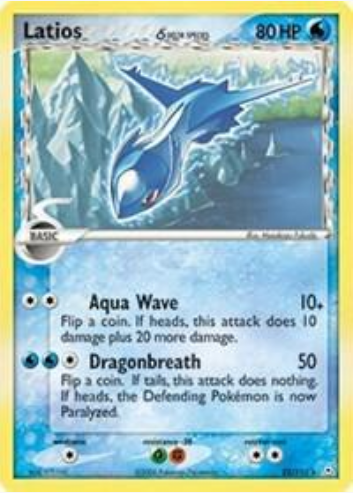 Latios (Delta Species) (Deck Exclusive) - 22/110 (PR) Holo - Damaged Holofoil