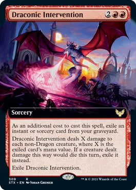 Draconic Intervention [#309 Extended Art] (STX-R)