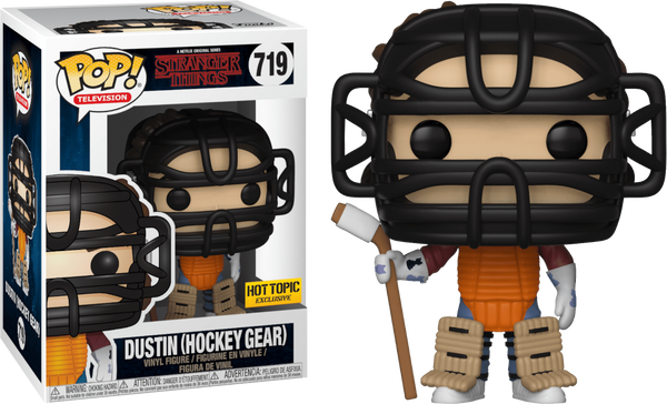 POP Figure: Stranger Things #0719 - Dustin (Hockey Gear) (Hot Topic Exclusive)