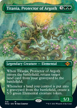 Titania, Protector of Argoth [#319 Alternate-Art Borderless] (MH2-M)