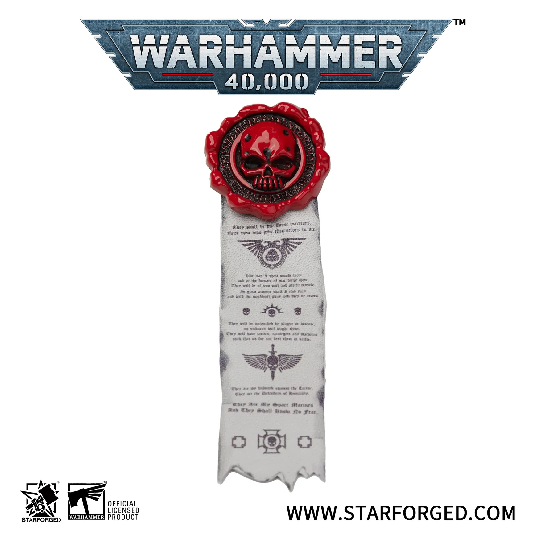 Starforged: Warhammer 40K - Purity Seal: Astartes Skull