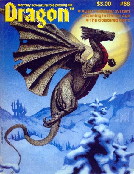 Dragon Magazine #68 (USED) Weather system insert.