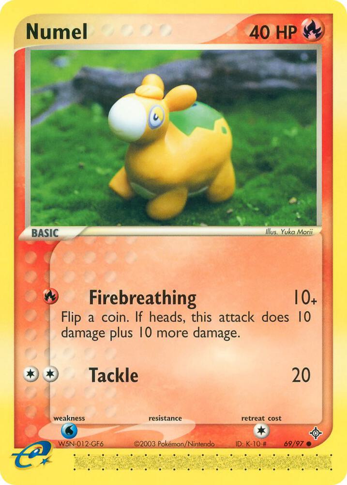 Numel - 69/97 (DR) Common - Damaged Reverse Holofoil