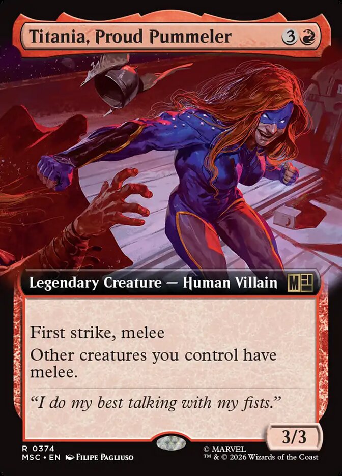 Titania, Proud Pummeler [ #0374 Extended Art ] (MSC-R)