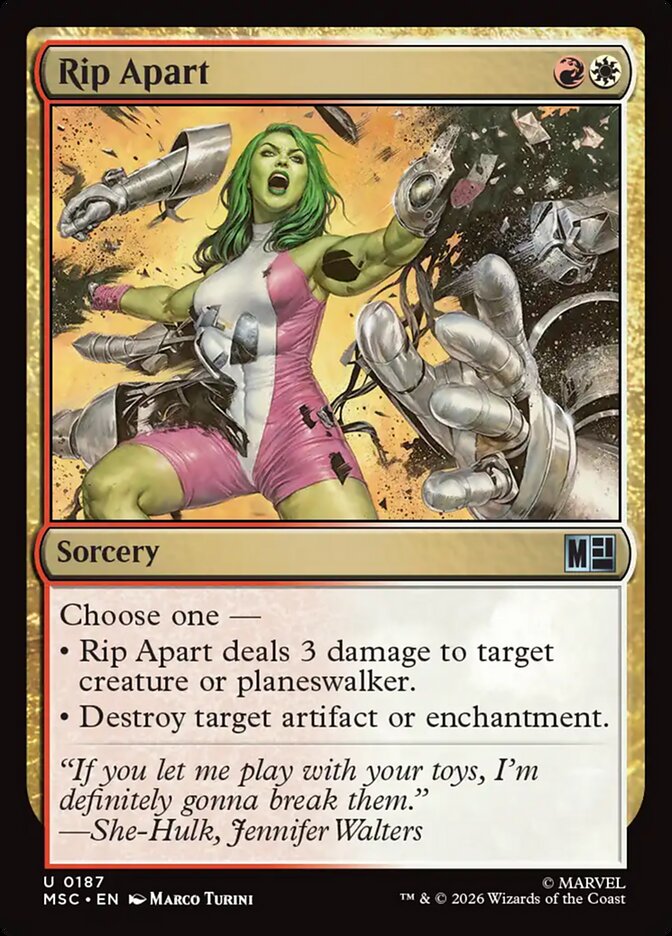 Rip Apart [ #0187 Surge Foil ] (MSC-U)
