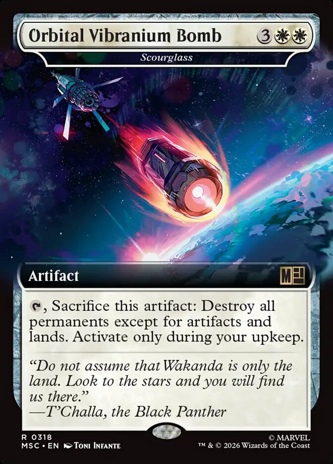 Orbital Vibranium Bomb - Scourglass [ #0318 Extended Art ] (MSC-R)