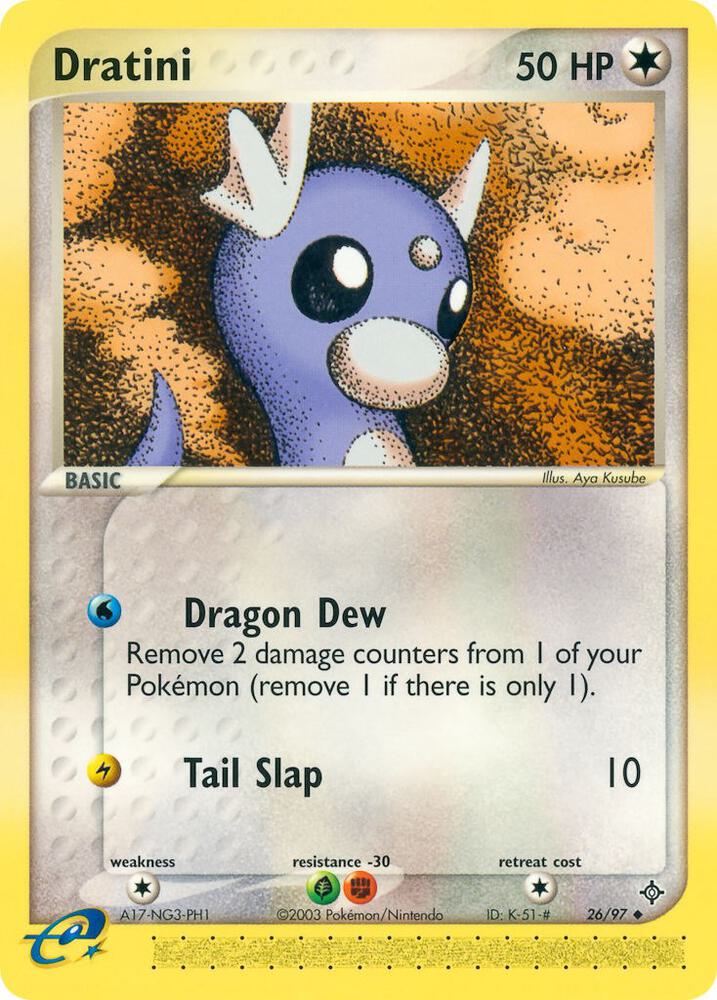 Dratini - 26/97 (DR) Uncommon Near Mint