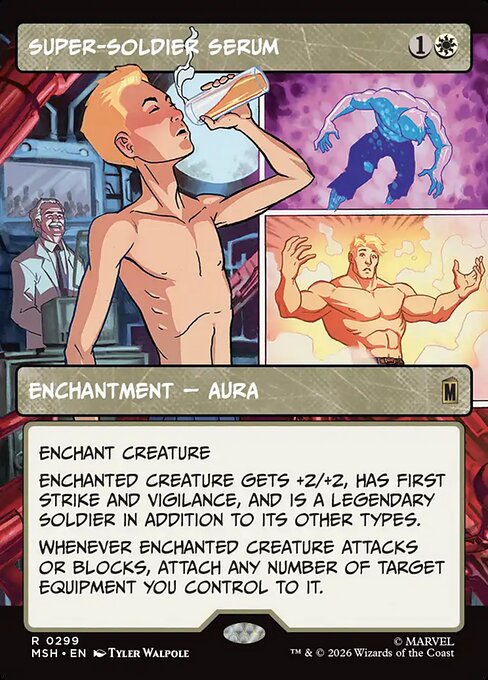 Super-Soldier Serum [ #0299 Showcase Panel ] (MSH-R)